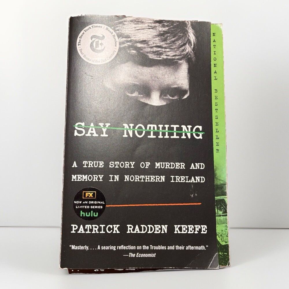 Say Nothing Patrick Radden Keefe Paperback Northern Ireland True Crime 2020 Hulu